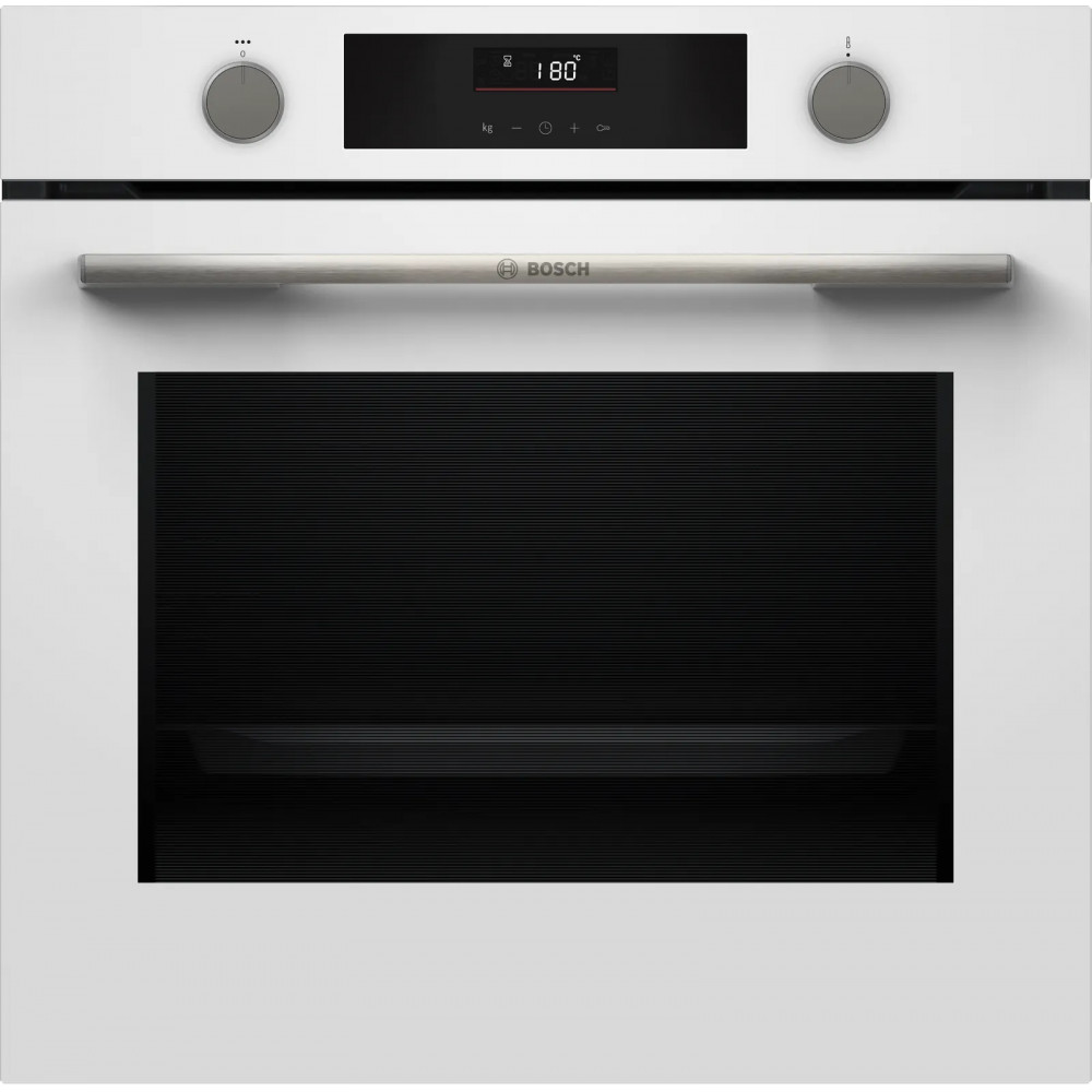 Духова шафа Bosch електрична, 76л, A, дисплей, конвекція, телескопічні направляючі,  белый