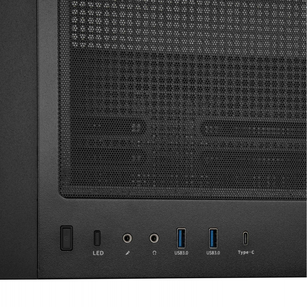 Корпус 2E GAMING Dominator Pro G2302B, без БЖ 2xUSB3.0, 1xUSBType-C, 4x120мм ARGB, VGA 380мм, LCS ready, контролер з пультом, TG Side Panel, TG/Mesh Front panel, ATX, чорний