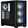 Корпус 2E GAMING Dominator Pro G2302B, без БЖ 2xUSB3.0, 1xUSBType-C, 4x120мм ARGB, VGA 380мм, LCS ready, контролер з пультом, TG Side Panel, TG/Mesh Front panel, ATX, чорний