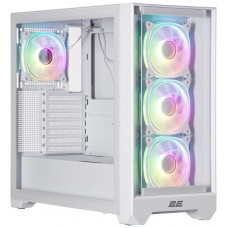 Корпус 2E GAMING Dominator Pro G2302W, без БЖ 2xUSB3.0, 1xUSBType-C, 4x120мм ARGB, VGA 380мм, LCS ready, контролер з пультом, TG Side Panel, TG/Mesh Front panel, ATX, білий