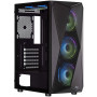 Корпус 2E GAMING Aruba G3313B, без БЖ 1xUSB3.0, 2xUSB2.0, 5x120мм ARGB, VGA 300мм, LCS ready, HUB, TG Side Panel, ATX, чорний