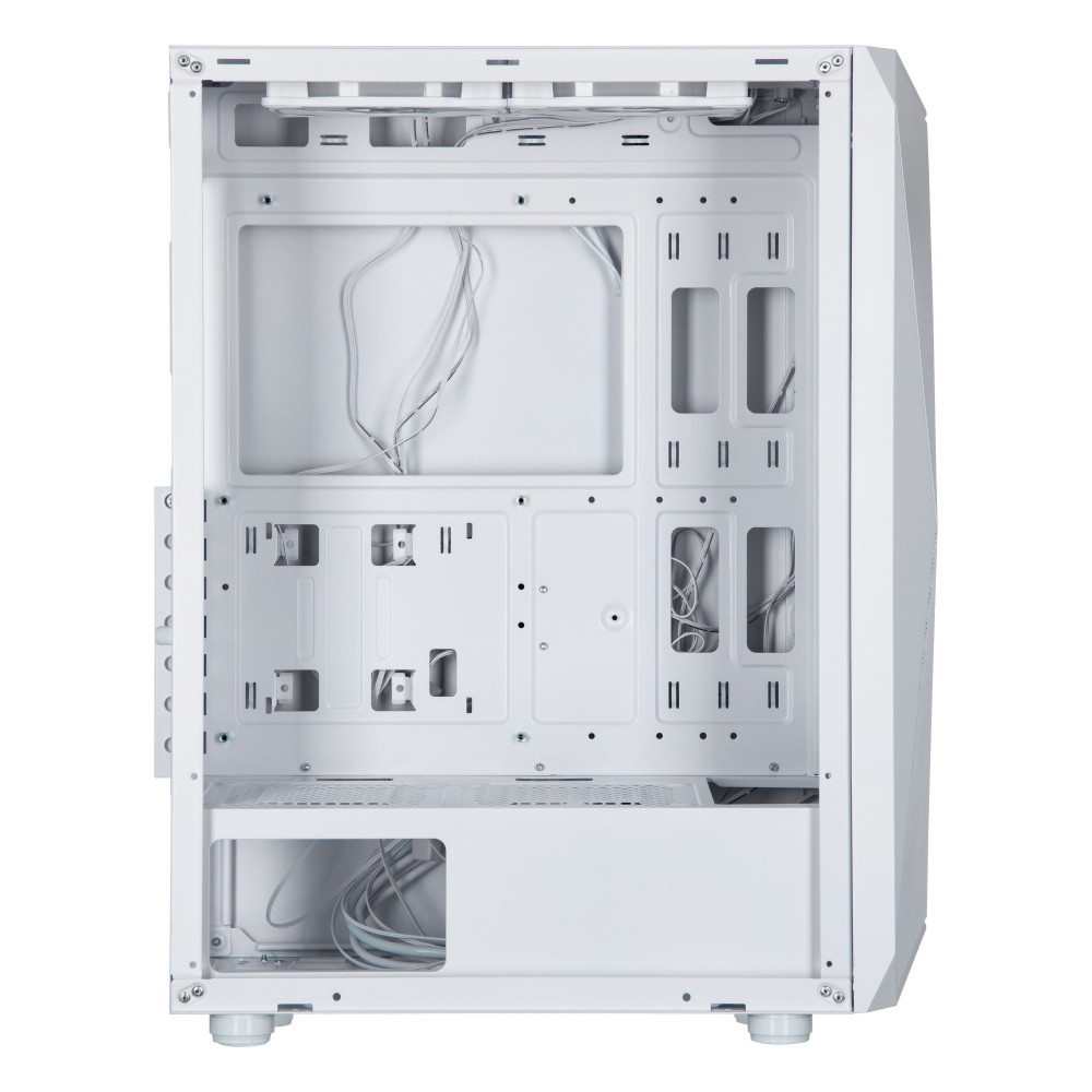 Корпус 2E GAMING Aruba G3313W, без БЖ 1xUSB3.0, 2xUSB2.0, 5x120мм ARGB, VGA 330мм, LCS ready, HUB, TG Side Panel, ATX, білий