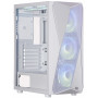 Корпус 2E GAMING Aruba G3313W, без БЖ 1xUSB3.0, 2xUSB2.0, 5x120мм ARGB, VGA 330мм, LCS ready, HUB, TG Side Panel, ATX, білий