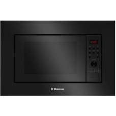 Мікрохвильова піч Hansa вбудовувана, 20л, електр.управл., 900Вт, гриль, дисплей, відкр.кнопкою, чорний