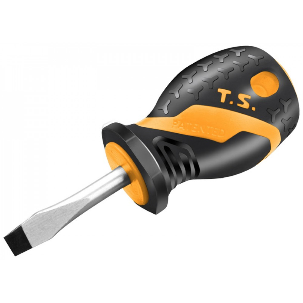 Викрутка Tolsen Ерго плоска, SL6.5x38мм, сталь CrV