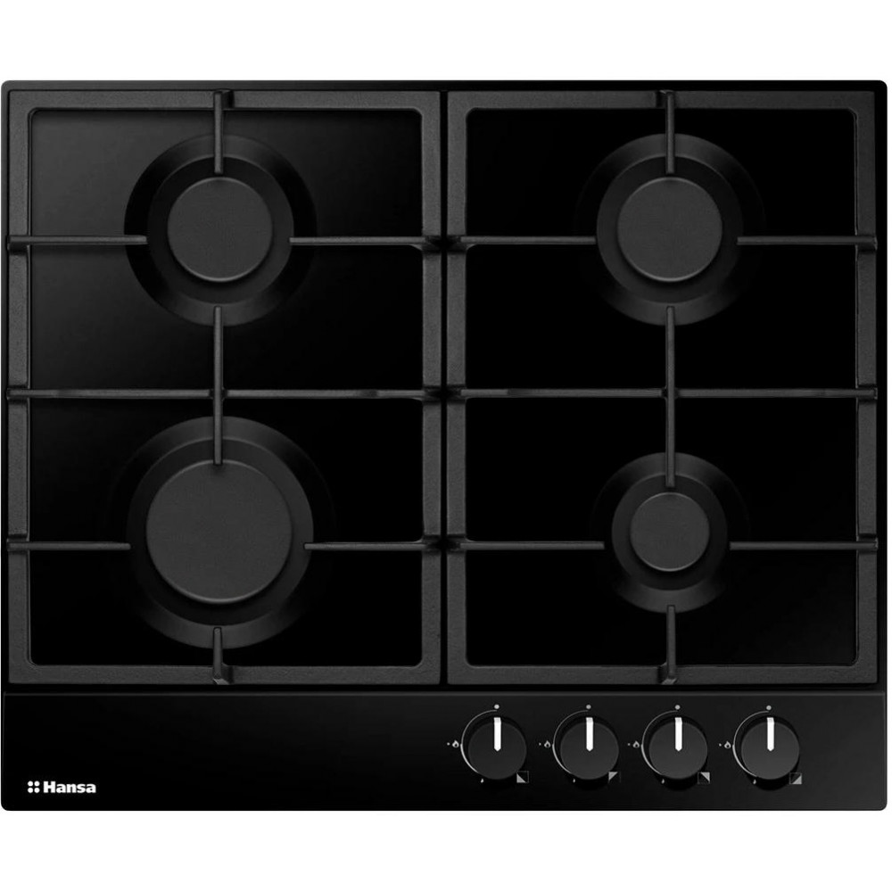 Варильна поверхня Hansa газова, 60см, чавун, чорний