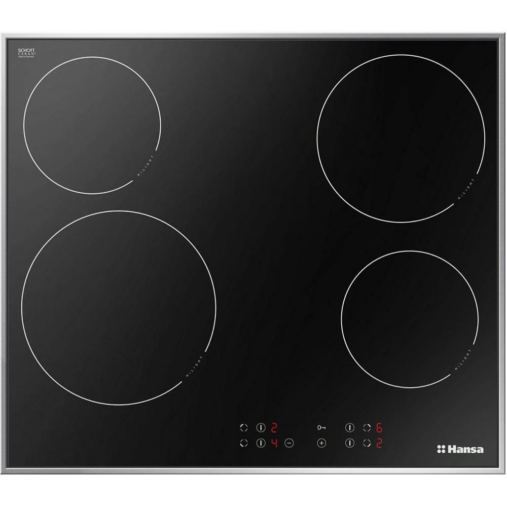 Варильна поверхня Hansa електрична, 60см, чорний