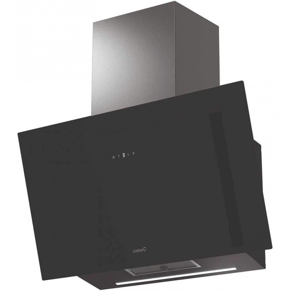 Витяжка Cata похила, 80см, 1350м.куб/год, Thalassa Pro 800 gbk, чорний