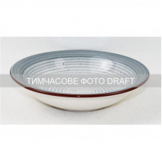 Тарілка супова Ardesto Salerno, 680мл, 21см, кераміка, багатокольоровий