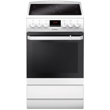 Плита Hansa електрична, 50х60см, 62л, дисплей, білий