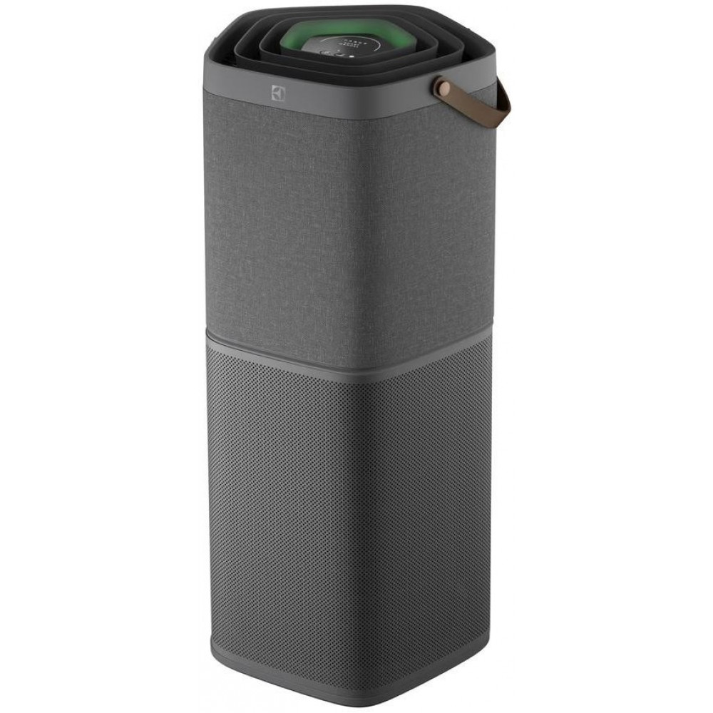 Очищувач повітря Electrolux, 145м2, 700м3/год, дисплей, 5-и шаровий HEPA фільтр, Wi-Fi, 9 режимів, сірий