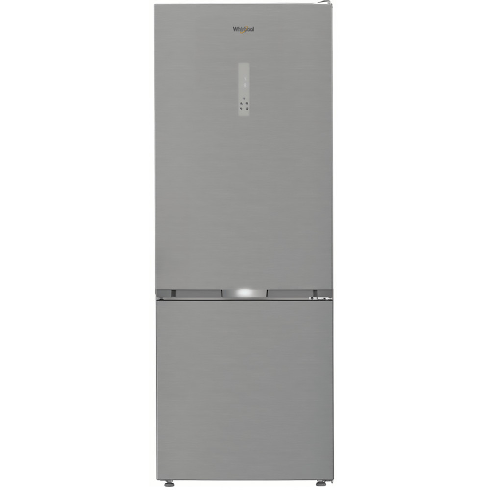 Холодильник Whirlpool з нижн. мороз., 192x70х70.5, холод.відд.-340л, мороз.відд.-150л, 2дв., А++, NF, інв., зона нульова, нерж