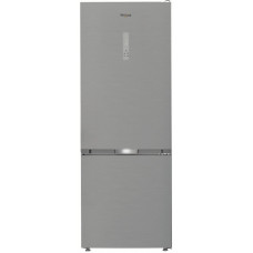 Холодильник Whirlpool з нижн. мороз., 192x70х70.5, холод.відд.-340л, мороз.відд.-150л, 2дв., А++, NF, інв., зона нульова, нерж