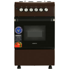 Плита Ardesto газова, 50л, 50x60см, електропідпал, форсунки LPG (підключення газового балона), коричневий