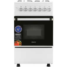 Плита Ardesto газова, 50л, 50x60см,  електропідпал, таймер,  форсунки LPG (підключення газового балона), білий