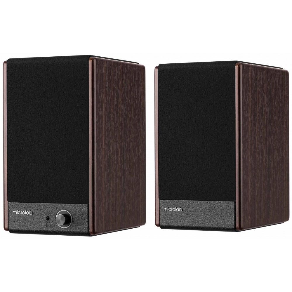 Акустична система MICROLAB SOLO 3 2.0, 40w, mini-jack/, коричневий