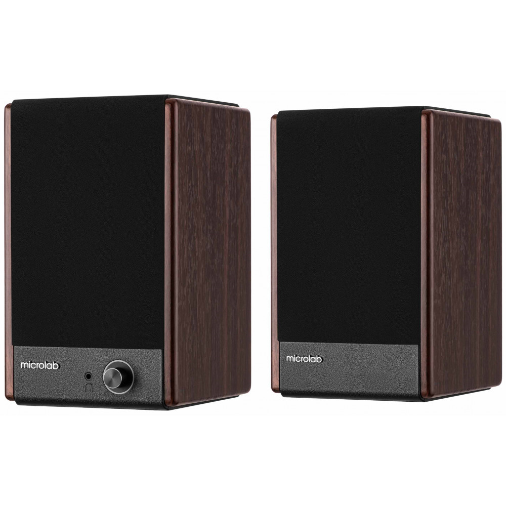 Акустична система MICROLAB SOLO 4 2.0, 60w, mini-jack/, коричневий