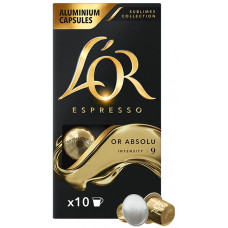 Кава L`OR капсули, Espresso Or Absolu, арабіка, 10шт, Nespresso