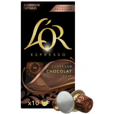 Кава L`OR капсули, Espresso Chocolat, арабіка, 10шт, Nespresso