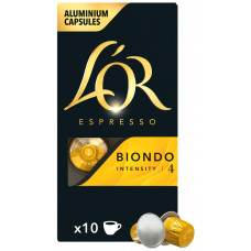 Кава L`OR капсули, Espresso Biondo, арабіка, 10шт, Nespresso