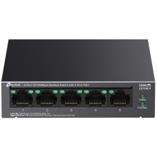 Комутатор TP-LINK LS105LP 5xFE (4xPoE), 41 Вт Комутатор TP-LINK LS105LP 5xFE (4xPoE), 41 Вт