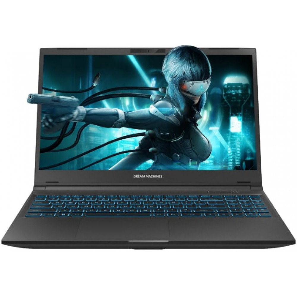 Ноутбук Dream Machines RG4050-15 15.6FHD IPS, Intel i7-13620H, 32GB, F1TB, NVD4050-6, DOS, чорний