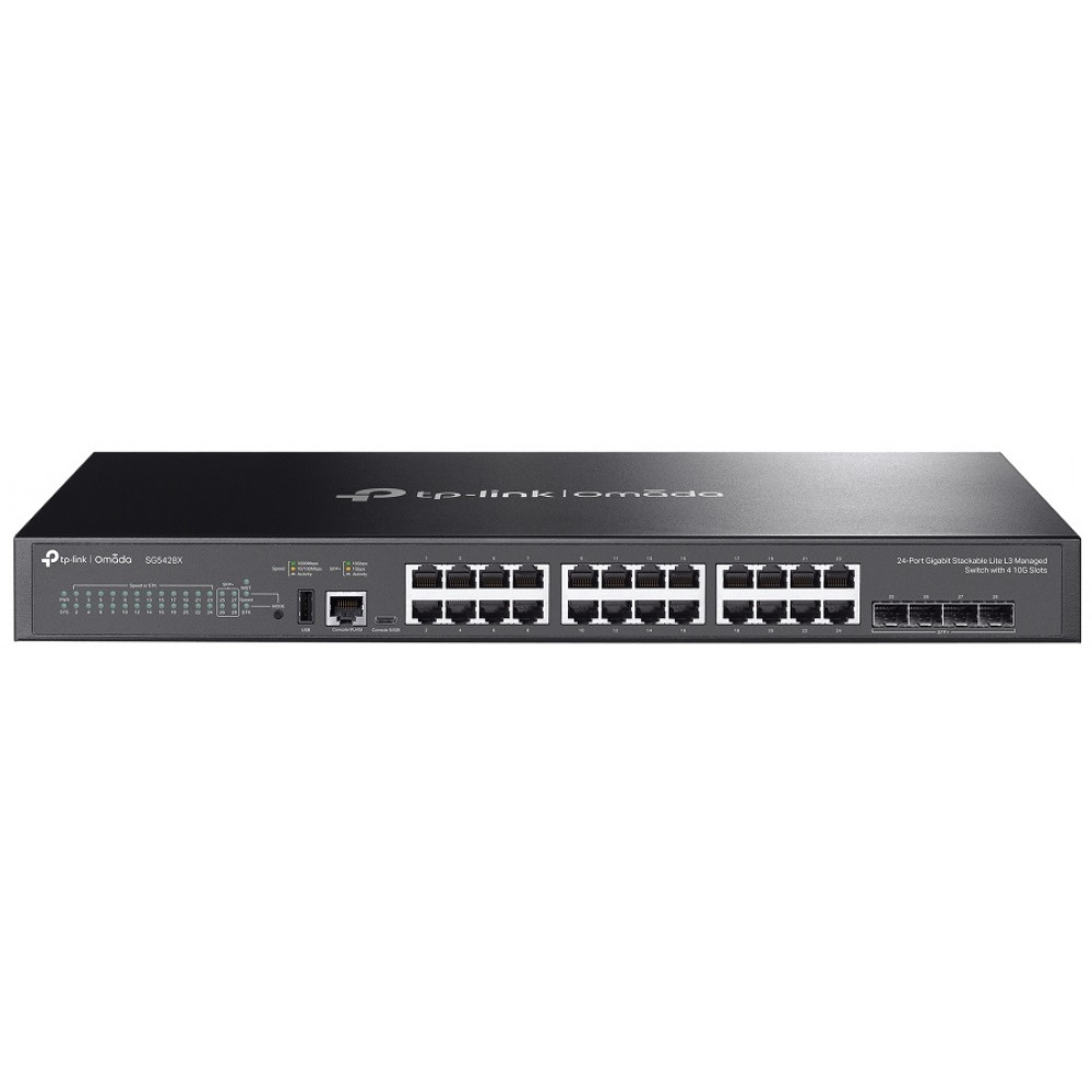 Комутатор TP-LINK SG5428X 24xGE, 4xSFP+, Керований L3