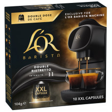Кава L`OR капсули, Barista Double Ristretto, арабіка, 10 XXLшт, Nespresso