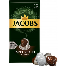 Кава Jacobs  капсули, Espresso Intenso, купаж арабіка/робуста, 10шт, Nespresso