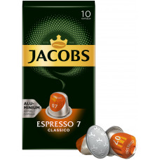Кава Jacobs  капсули, Espresso Classico, купаж арабіка/робуста, 10шт, Nespresso