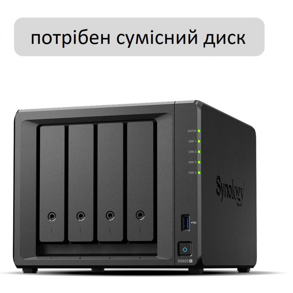 Мережеве сховище NAS Synology DS925+