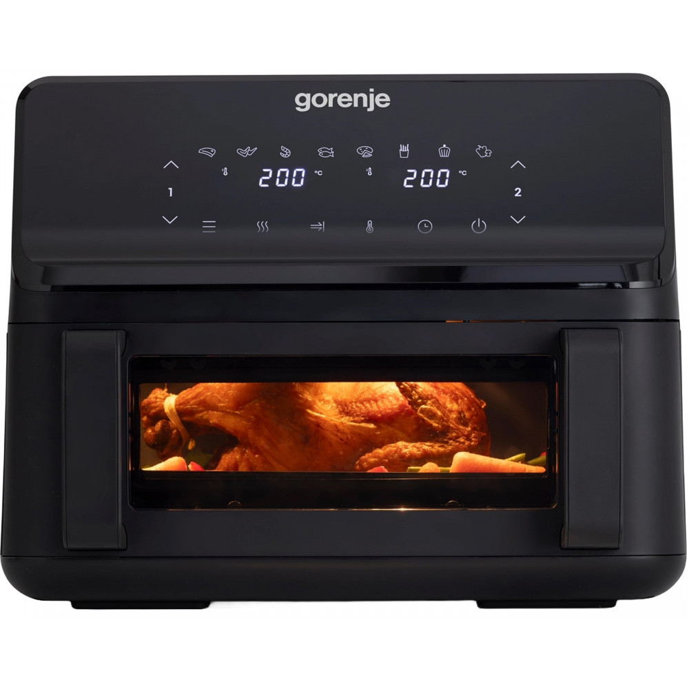 Мультипіч Gorenje 2700Вт, чаша-9л, сенсорне керування, 8 авто. програм, пластик, чорний