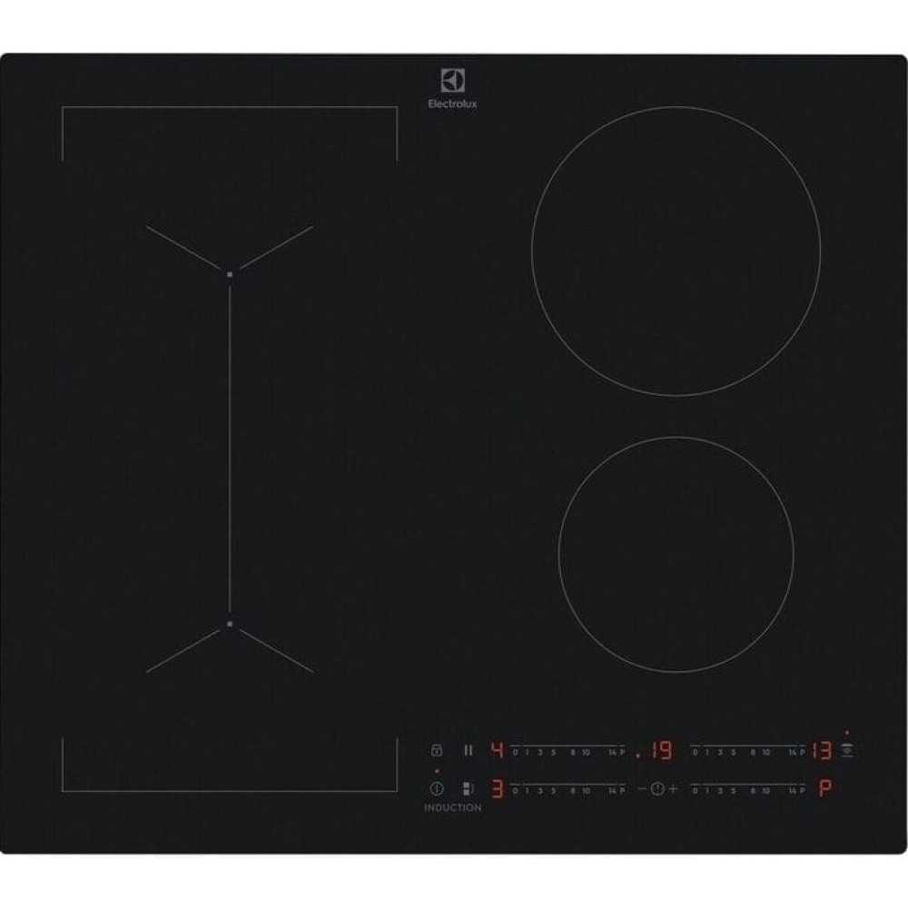 Варильна поверхня Electrolux індукційна, 60см, розширена зона, Hob2Hood, чорний матовий