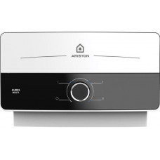Водонагрівач електр. Ariston проточний AURES SM 7.7, 4,4л.хв, 7,7кВт, горизонтальний монтаж, мех. кер-ння, A, В'єтнам, біло-чорний