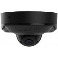 IP-Камера дротова Ajax DomeCam Mini HL black, 5мп, 4мм, гібридне підсвічування IR 15м, білий Led 15м, Poe, True WDR, IP 65, ІЧ 15м, аудіо, кут огляду 75° до 85°, міні купольна, чорна IP-Камера дротова Ajax DomeCam Mini HL black, 5мп, 4мм, гібридне підсвічування IR 15м, білий Led 15м, Poe, True WDR, IP 65, ІЧ 15м, аудіо, кут огляду 75° до 85°, міні купольна, чорна