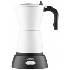 Кавоварка Ardesto електрична гейзерна  0.3л, мелена, білий