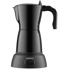 Кавоварка Ardesto електрична гейзерна 0.3л, мелена, чорний