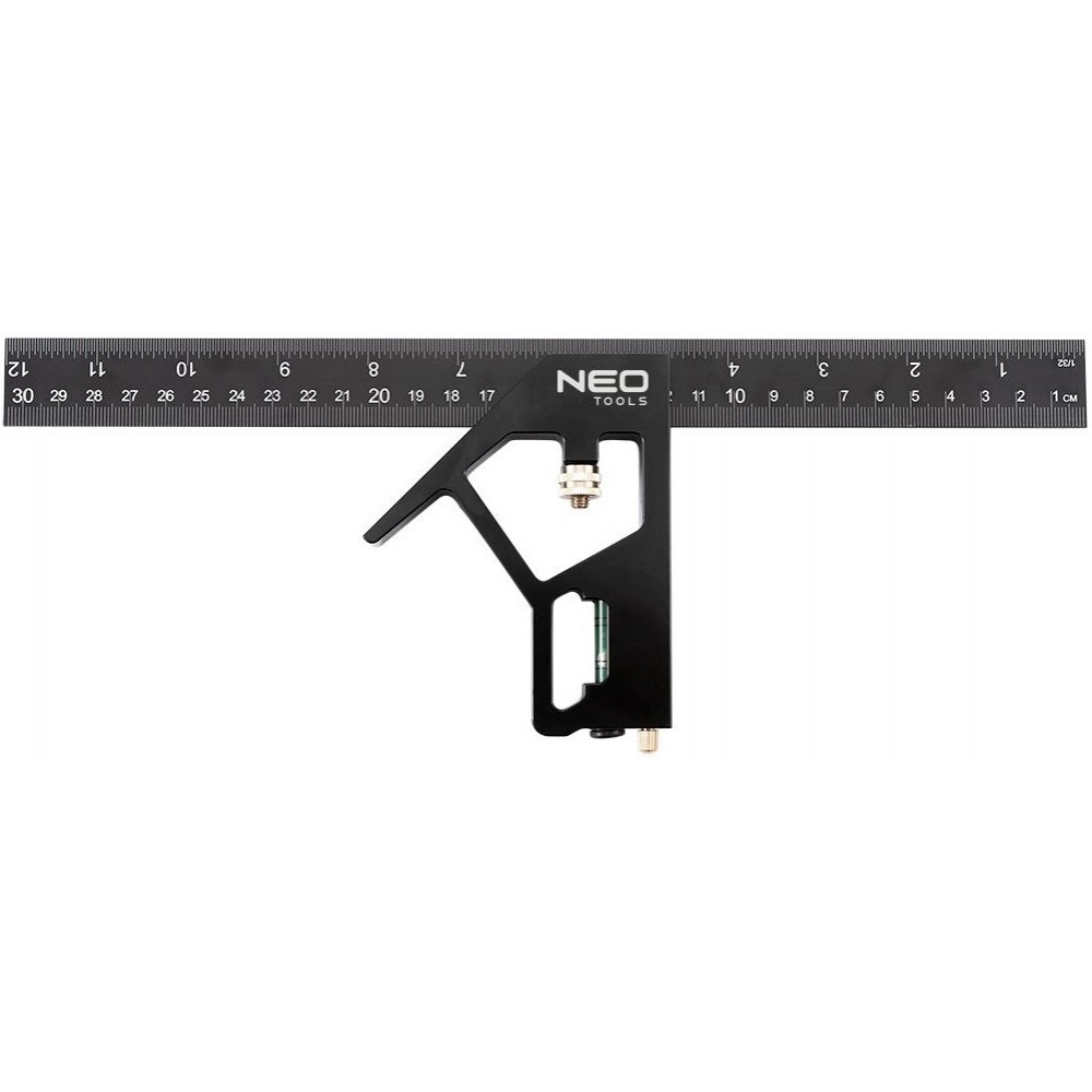 Кутник Neo Tools, 30см, алюміній, рукоятка з високою точністю нахилу
