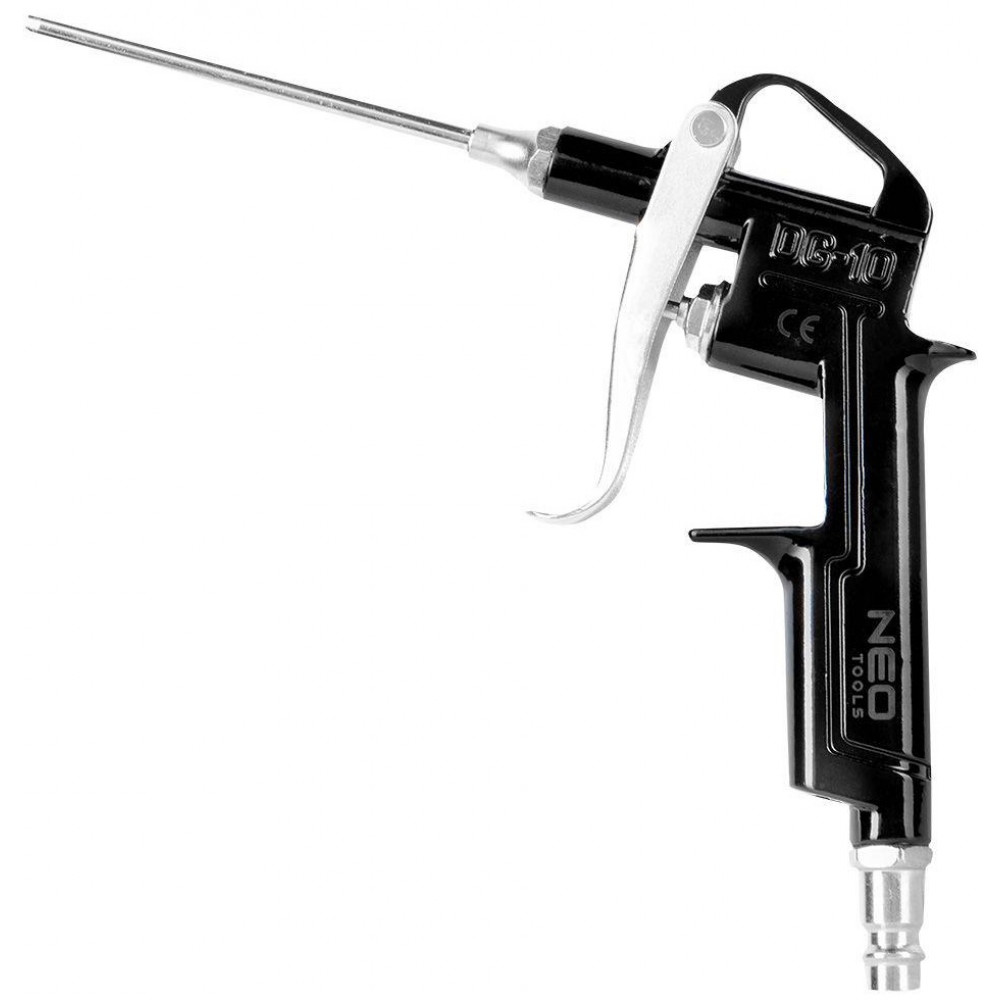 Пістолет продувний Neo Tools, алюміній, подовжене сопло 93мм, 0.142кг