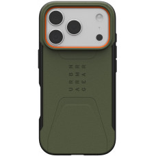 Чохол UAG для iPhone 17 Pro, Civilian MagSafe, Olive/Orange Чохол UAG для iPhone 17 Pro, Civilian MagSafe, Olive/Orange