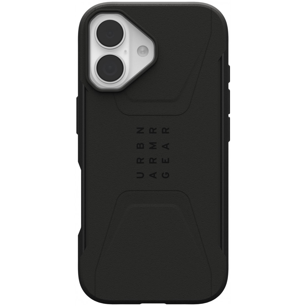 Чохол UAG для iPhone 17, Civilian MagSafe, Black