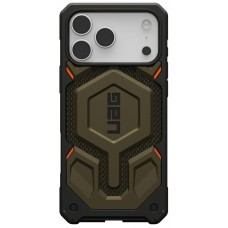 Чохол UAG для iPhone 17 Pro Max, Monarch Pro MagSafe, Kevlar Element Green Чохол UAG для iPhone 17 Pro Max, Monarch Pro MagSafe, Kevlar Element Green