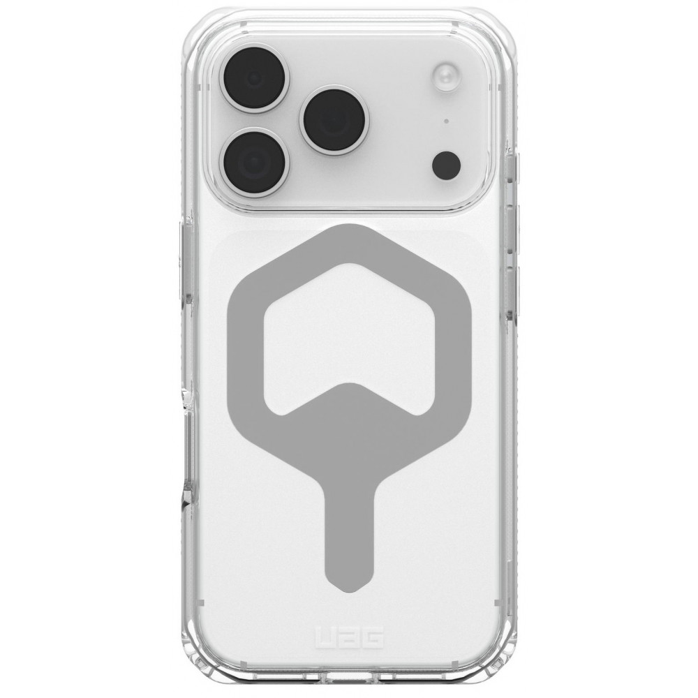 Чохол UAG для iPhone 17 Pro, Plyo MagSafe, Ice/Silver