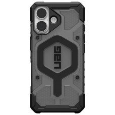 Чохол UAG для iPhone 17, Pathfinder Clear MagSafe, Ash/Black