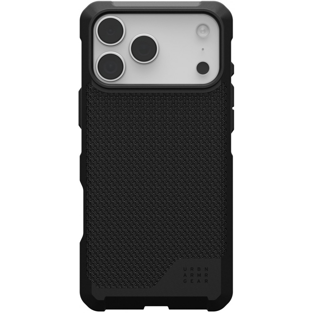 Чохол UAG для iPhone 17 Pro Max, Metropolis LT MagSafe, Kevlar Black