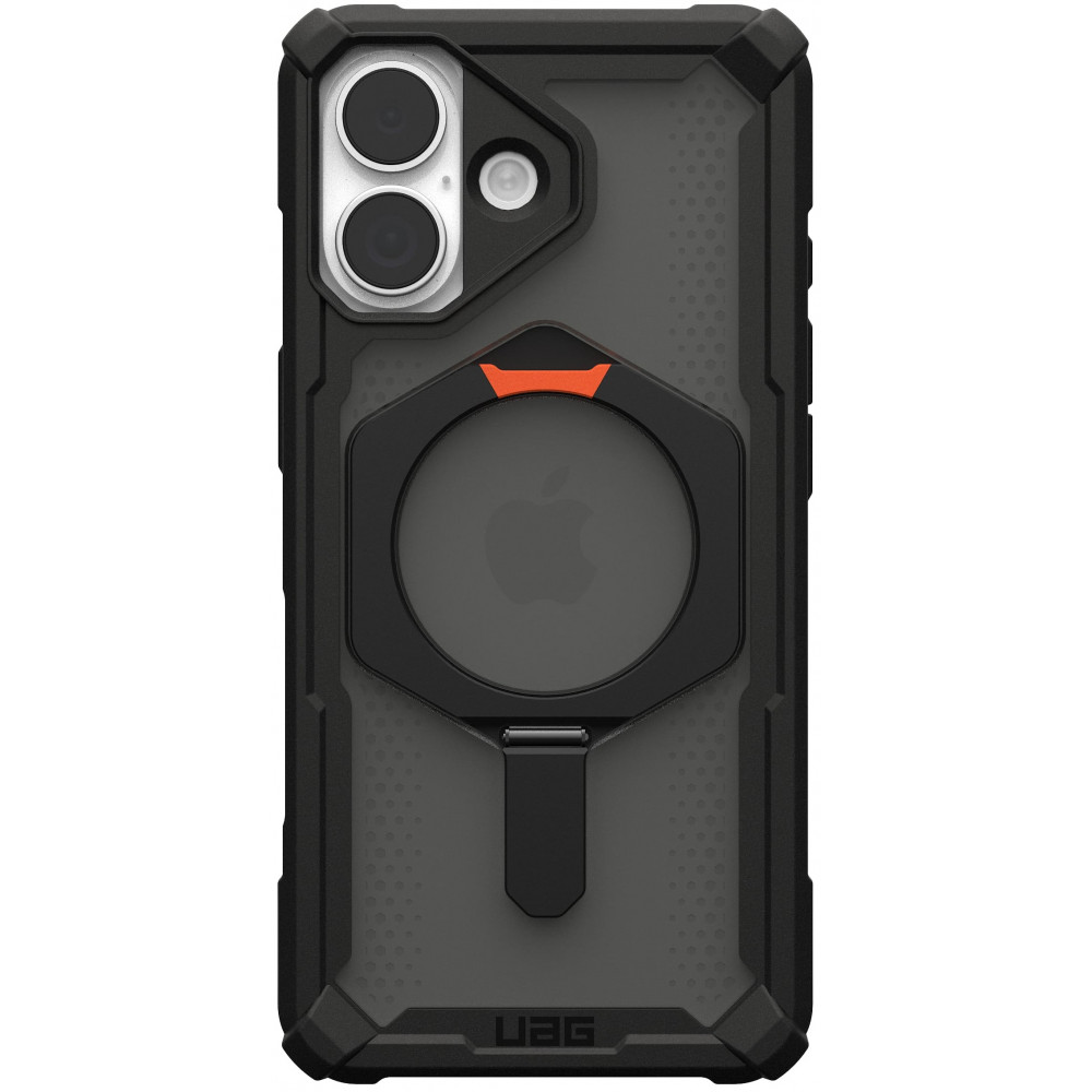 Чохол UAG для iPhone 17, Plasma XTE MagSafe, Black/Pop Orange