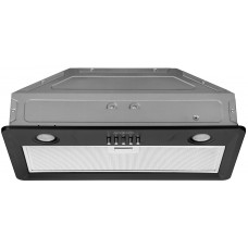 Витяжка Ardesto вбудована, 52см, 700м3ч, метал, 2х1Вт LED, кнопкове, чорний