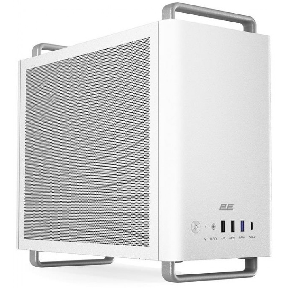 Корпус 2E Credo Mesh V300W-MH без БЖ, 2xUSB3.0, 1х USB 2.0, 1xUSB Type-C, 1x90мм, VGA 310мм, mATX, білий