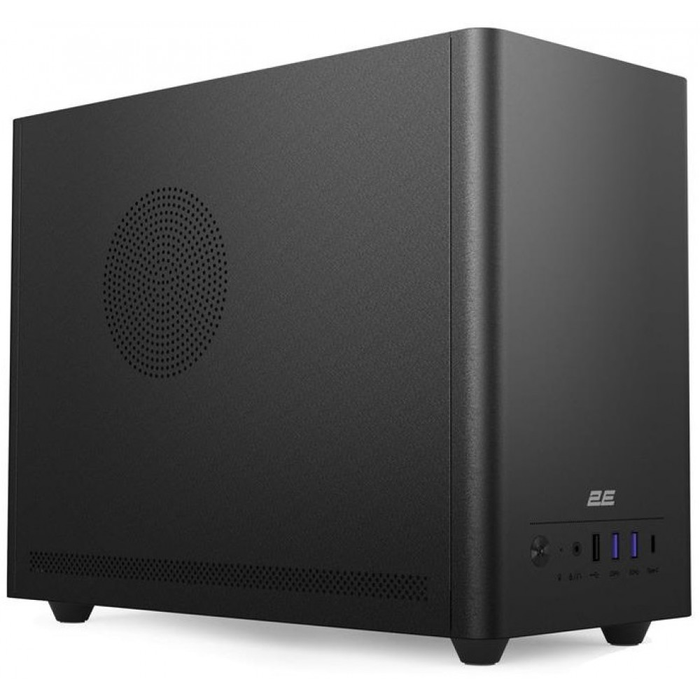 Корпус 2E Credo Metal V300B без БЖ, 2xUSB3.0, 1х USB 2.0, 1xUSB Type-C, 1x90мм, VGA 310мм, mATX, чорний