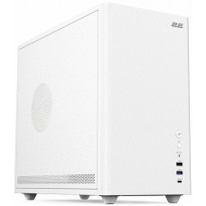 Корпус 2E Credo Metal V350W без БЖ, 1xUSB3.0, 1х USB 2.0, 1xUSB Type-C, 3x120мм ARGB, VGA 350мм, LCS ready, контролер з пультом, mATX, білий